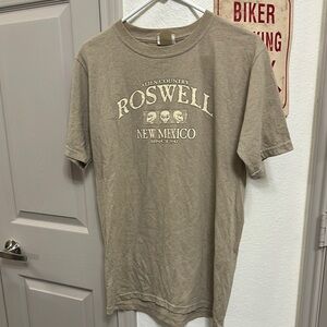 Roswell New Mexico Graphic Tee - Tan